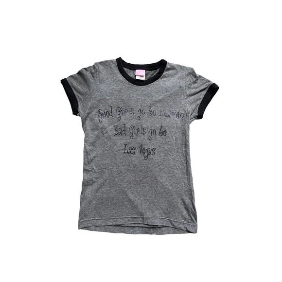 Early 2000s Graphic Ringer Tee - Picture 1 of 3